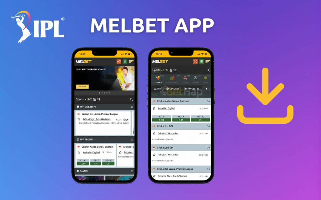How to download Melbet IPL betting application