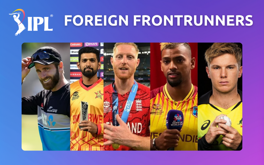 IPL Overseas Players in The Foreign Frontrunners list